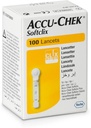 Accu-Chek Softclix Lancets Pack of 25/100 by Roche | For Instant S Gluco-meter by AccuChek Image