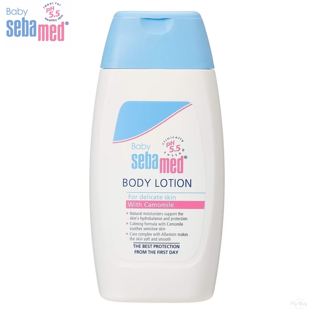 Sebamed Baby Body Lotion 200ml / 400ml | For delicate skin | With Camomile | pH 5.5 clinically tested Image