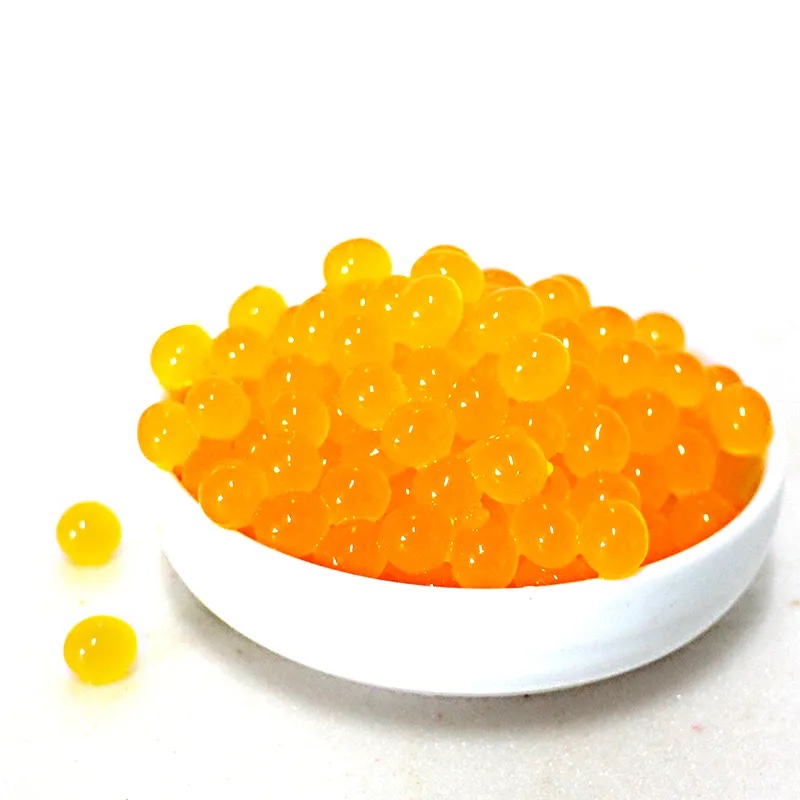 Popping Boba Pearl for Bubble Tea Mango Flavour 1.3 Kg Image