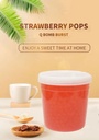Popping Boba Pearl for Bubble Tea Strawberry Flavour 1.3 Kg Image