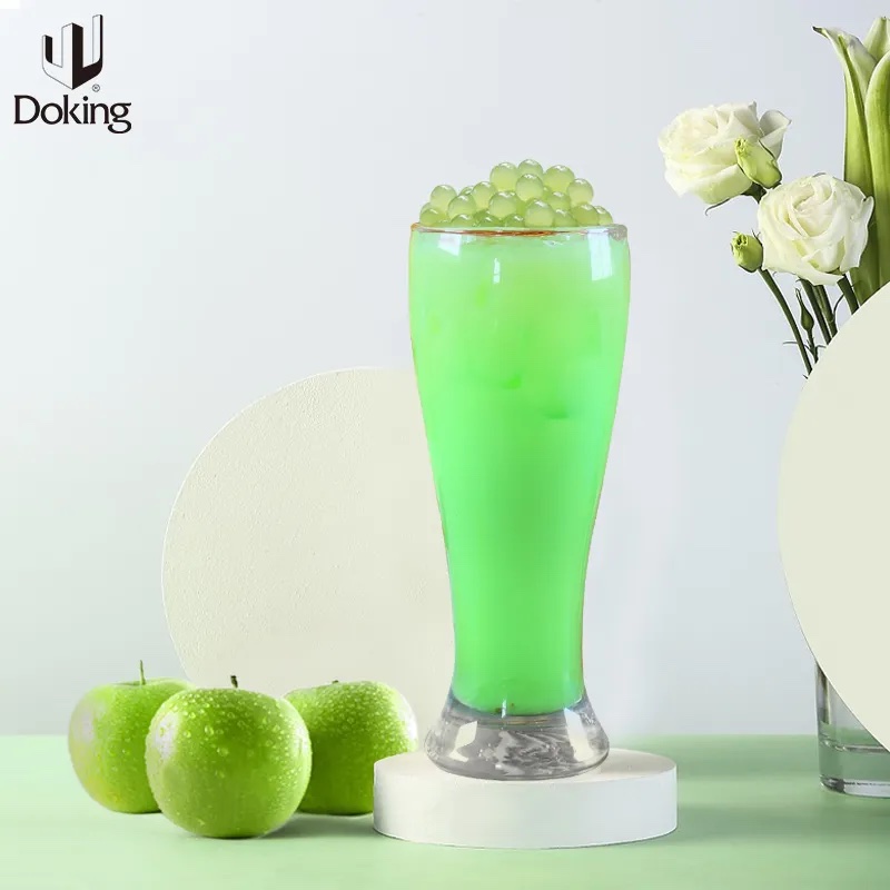 Doking Boba Bubble Tea Powder - Green Apple Flavour - 1 Kg Image