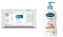 Cetaphil Baby Gentle Wipes 40's with Aloevera & Vitamin E and Cetaphil Baby Wash & Shampoo with Organic Calendula (400ml) Combo Image