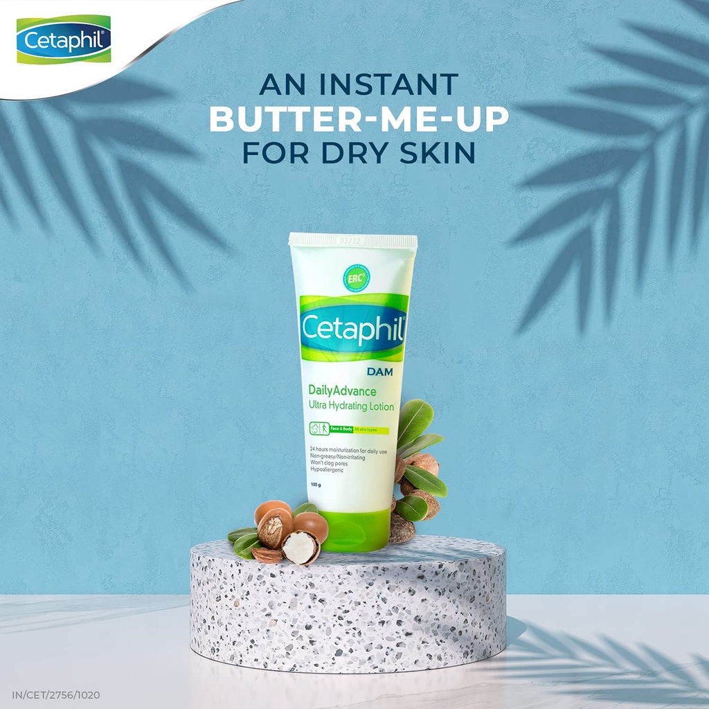 Cetaphil Daily Advance Ultra Hydrating Lotion - Moisturizing Cream for Very Dry Sensitive Skin 100g Image