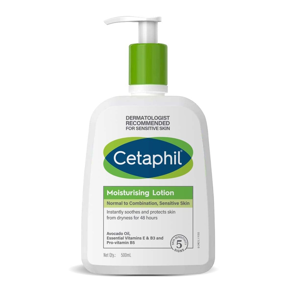 Cetaphil Moisturising Lotion for Face & Body - Hydrating Body Lotion for Dry to Normal Sensitive Skin 500ml Image