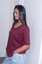 BASEMARK BOLD V NECK TEE FOR WOMEN Image
