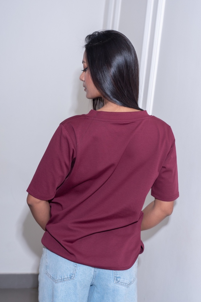 BASEMARK BOLD V NECK TEE FOR WOMEN Image