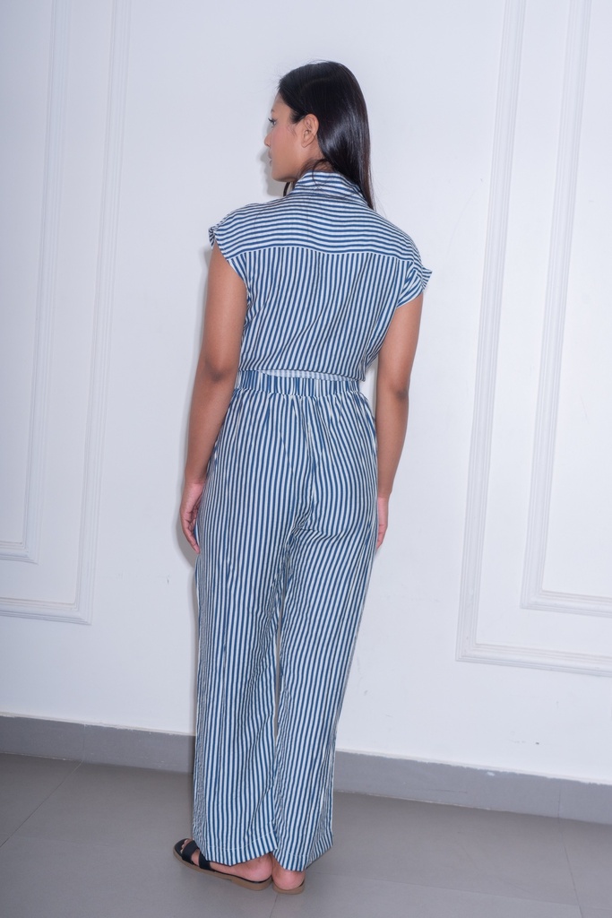 BASEMARK FRONT TIE JUMPSUIT FOR WOMEN Image