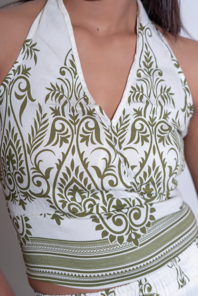 BASEMARK BOHO HALTER CO ORDS FOR WOMEN Image