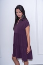 BASEMARK SOLID TIERED DRESS FOR WOMEN Image