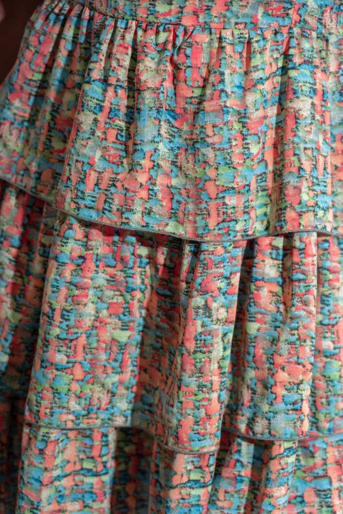 BASEMARK RUFFLE TIERED DRESS FOR WOMEN Image