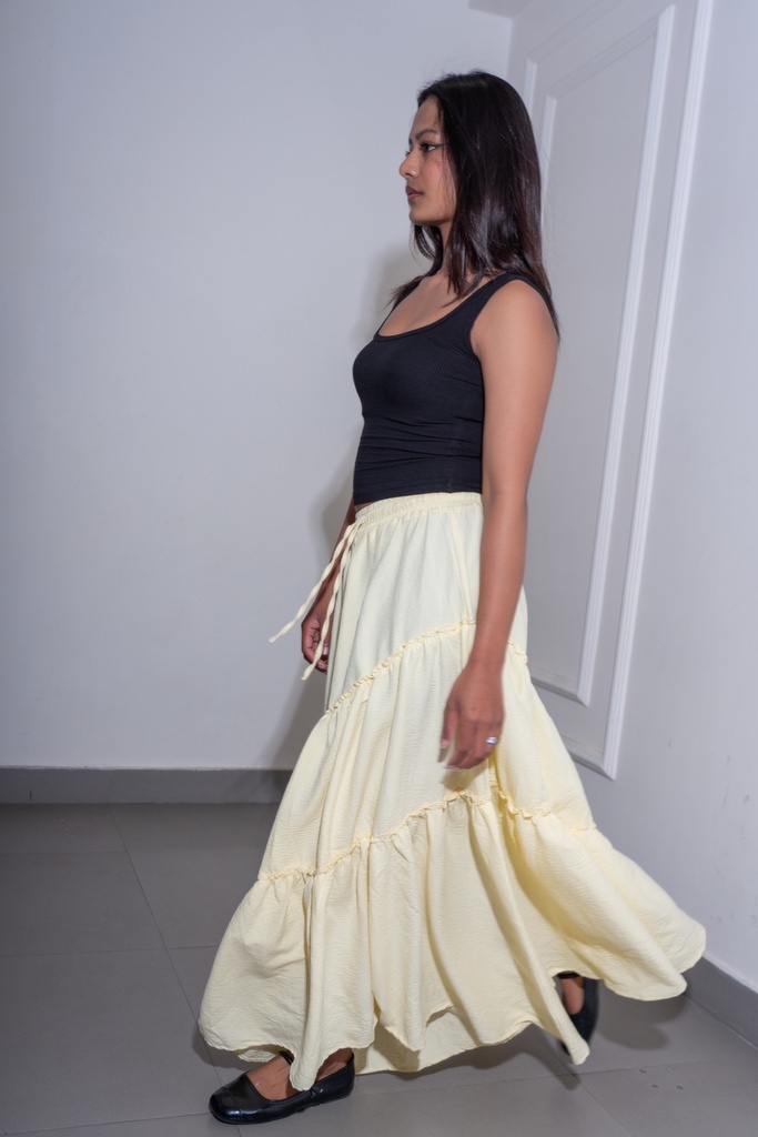 BASEMARK ASYMMETRIC MAXI SKIRT FOR WOMEN Image