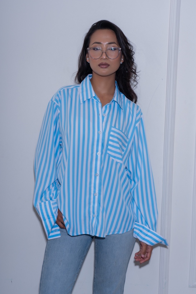 BASEMARK STRIPE SHIRT FOR WOMEN Image