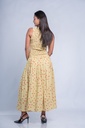 FLORAL SMOCKED MAXI GOWN DRESS FOR WOMEN Image