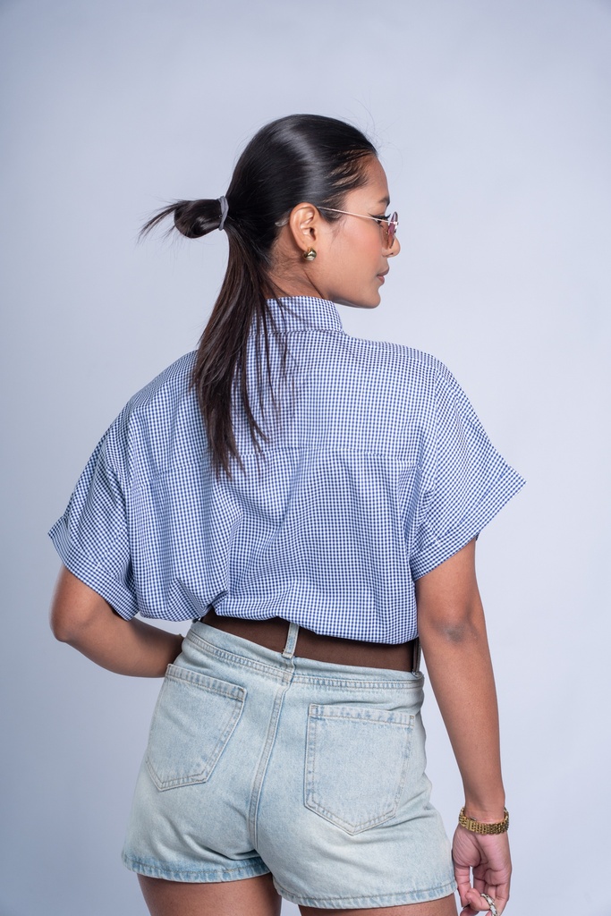 BASEMARK CHECKERED SHIRT FOR WOMEN Image