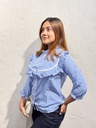 BASEMARK LACE YORK STRIPE TOPS FOR WOMEN Image