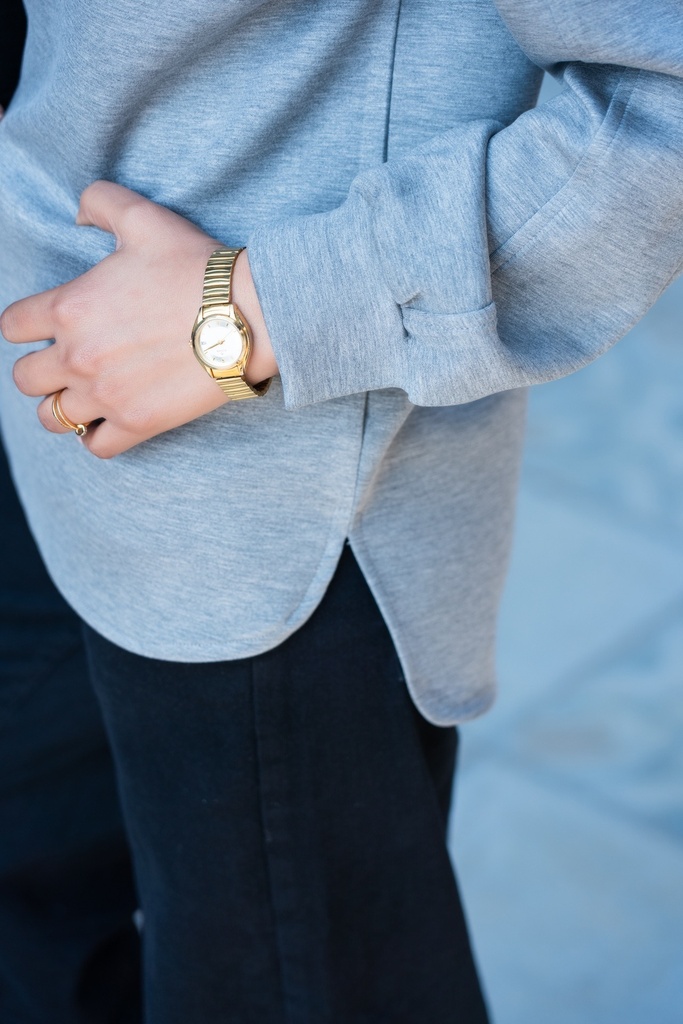 BASEMARK HIGH-LOW SWEATSHIRT FOR WOMEN Image