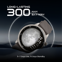 Ultima Navigator Premium Smartwatch | 1.43" TRU Amoled Spherical Display | In-Build GPS | Barometer | Altimeter | 24/7 Health Tracking | Fitbeing App Support Image