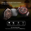 Ultima Magnum E700 Smartwatch | Auto Health Track | 36.33mm TRU Amoled Display | 1000 NITs Brightness | IP68 Water and Dust Resistant | Ultima Fit App Support | 100+ Sports Mode | SOS Alert Image