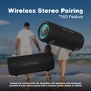 Ultima Soundbox S20 | Hi-Fi 30W Bluetooth Speaker with Ultima Supreme Sound | 7Hours Playtime | 70MM Driver Size | Surround Sound | Dynamic RGB LED Lights | TWS Mode | IPX5 Rated speaker Image
