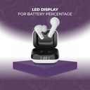 Ultima Boom 211 Earbuds with App Support | Supreme Sound | AI-ENC | LED Indicator | 45Hrs Playtime | 45ms Low Latency | Hi-Fi Driver with Bluetoth V5.4 earbuds wireless Image