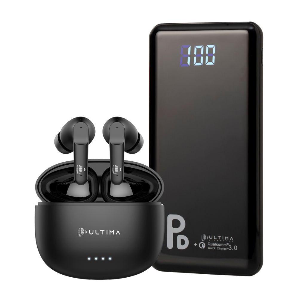 Ultima Boost 131 Powerbank & Atom 520 Pro Earbuds: Your Power-Packed Duo for Uninterrupted Power and Immersive Sound Image