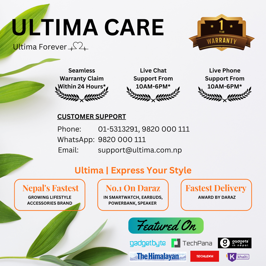 Ultima Watch Circle| 1.43" Amoled Display |BT Calling Smartwatch| IP68 Waterproof| Zinc Alloy Metal Frame Smart watch Image