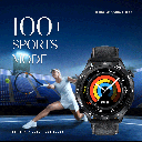 Ultima Magnum E400 Luxury Smartwatch with a 1.43” AMOLED Screen, Stainless Steel Frame, Canvas Wrist Strap & Free Leather Strap, Bluetooth Calling, Health Suite, 100+ Sports Modes, IP68 Rated Smart Watch Image