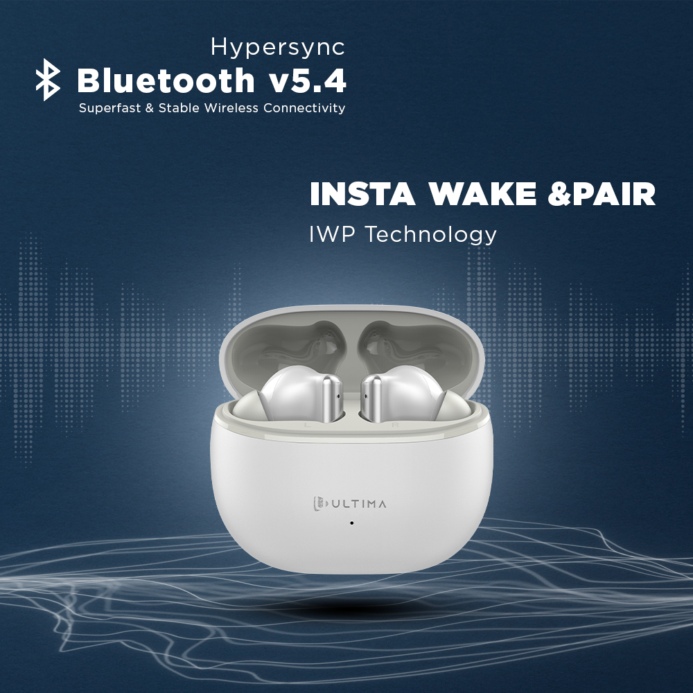 Ultima Boom 141 ANC Earbuds (30 dB)| Ultima Link App Support | 45Hrs Playtime | Game Mode (40ms) | IPX5 Water Resistant | 13 mm Drivers For Deep Bass Wireless Earbuds Image