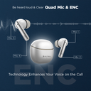 Ultima Boom 141 ANC Earbuds (30 dB)| Ultima Link App Support | 45Hrs Playtime | Game Mode (40ms) | IPX5 Water Resistant | 13 mm Drivers For Deep Bass Wireless Earbuds Image