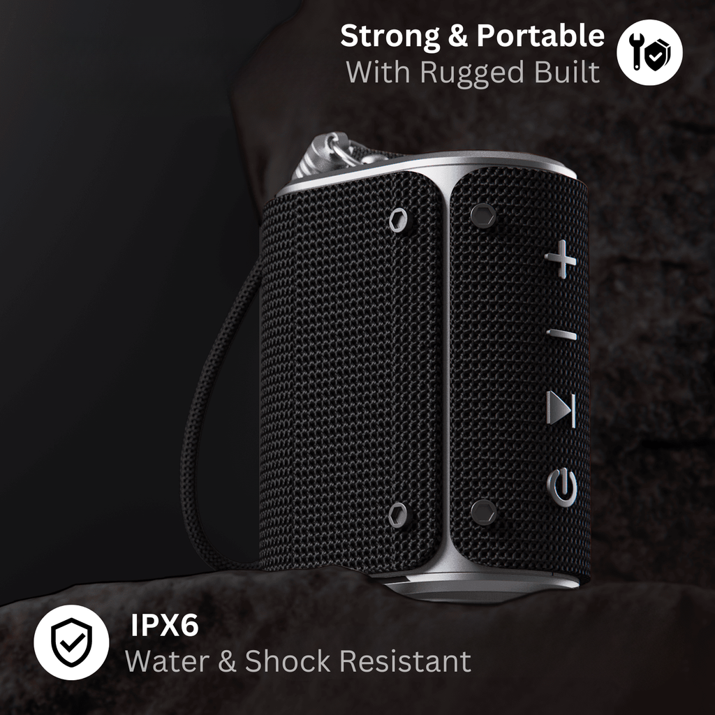Ultima Dynamite 5W Bluetooth Speaker With 11Hrs Playtime | Powerful Bass | Rugged Built | IPX6 Water & Shock Resistant Portable Bluetooth Speaker Image