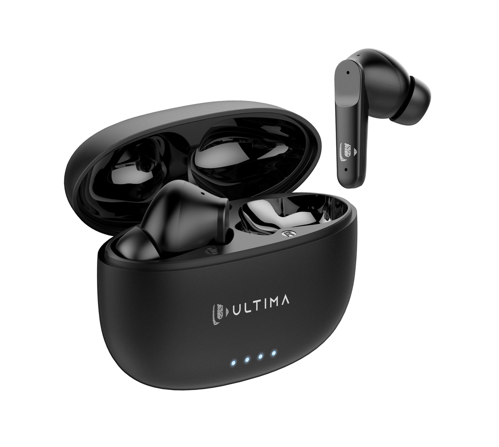 Ultima Atom 520 Pro Earbuds With 45Hrs Playtime| Game Mode(60ms)| Quad Mic| IPX5 Rated| Loud Sound & Deep Bass| Type-C Charging Port Wireless Earbuds Image