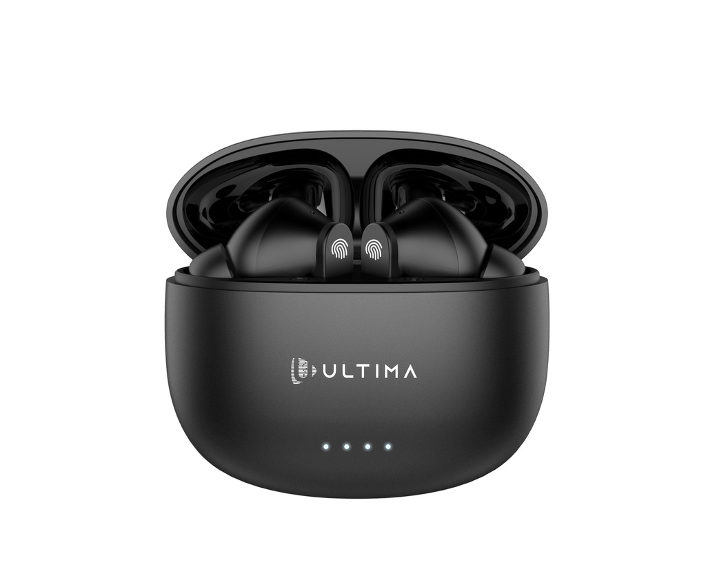Ultima Atom 520 Pro Earbuds With 45Hrs Playtime| Game Mode(60ms)| Quad Mic| IPX5 Rated| Loud Sound & Deep Bass| Type-C Charging Port Wireless Earbuds Image