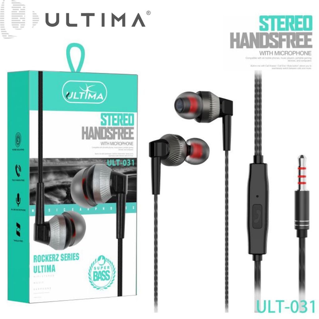 Ultima Rockerz Series ULT-031 Stereo HandsFree with Microphone Image