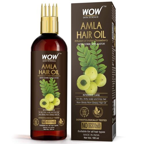 WOW Skin Science Amla Hair Oil 100ml Image