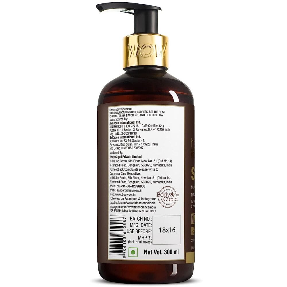 WOW Skin Science Hair Loss Control Therapy Shampoo -  300 ml Image
