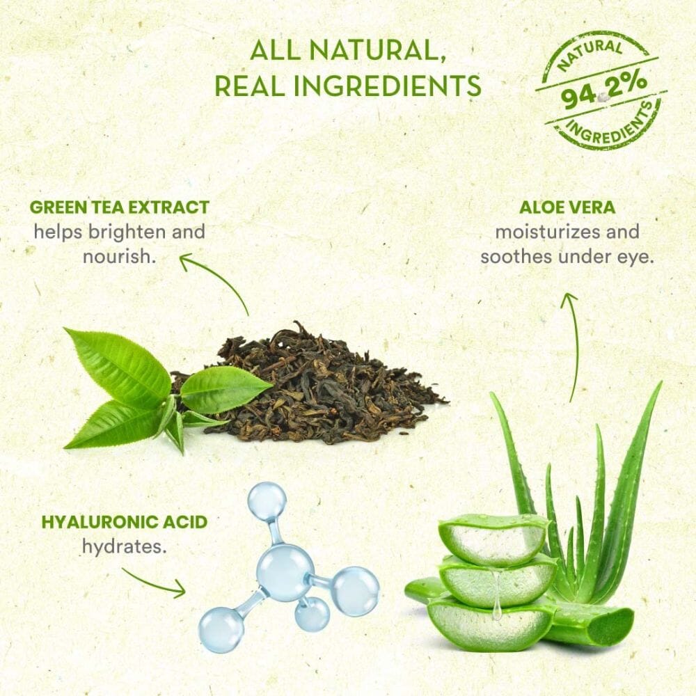 WOW Skin Science Green Tea Under Eye Roll on Cream 20ml Image