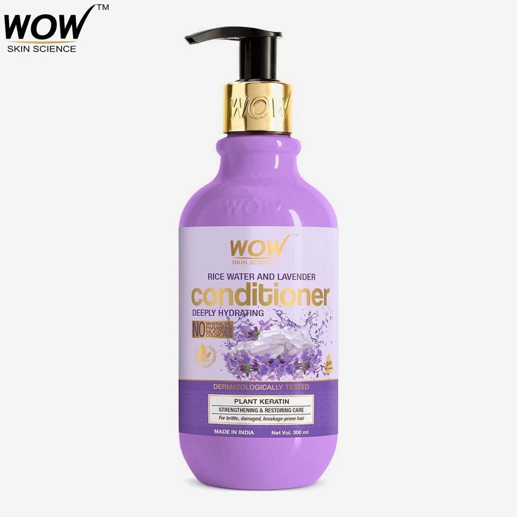 WOW Skin Science Rice Water & Lavender Conditioner 300ML Image