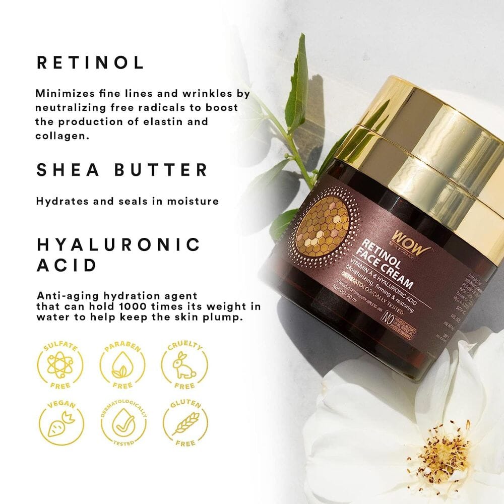 WOW Skin Science Retinol Face Cream - 50 ml Image