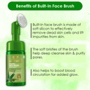 WOW Skin Science Aloe Vera Foaming Face Wash with Built in Face brush 150 ML Image