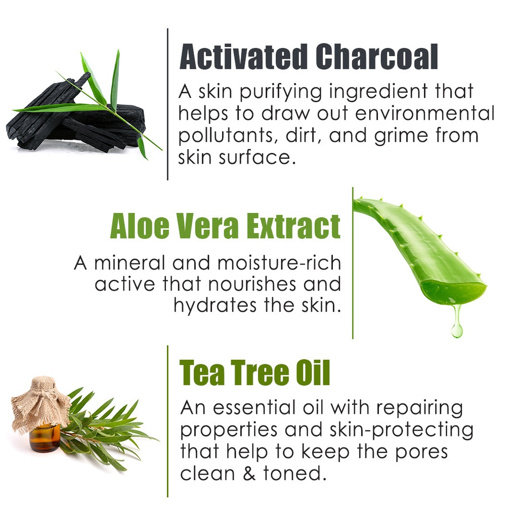 WOW Skin Science Charcoal Foaming Face Wash with Built In Face Brush 150 ML Image