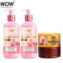 WOW Skin Science Himalayan Rose Kit (Shampoo + Conditioner + Hair Mask) Image