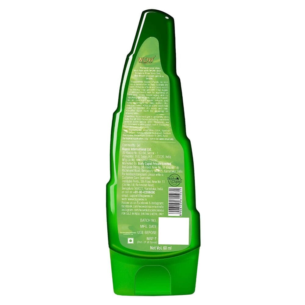 WOW Skin Science Aloe Vera Gel (60 ml) Image