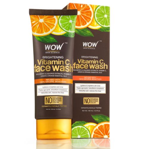 WOW Skin Science Vitamin C and niacinamide Face Wash 100 ML Image