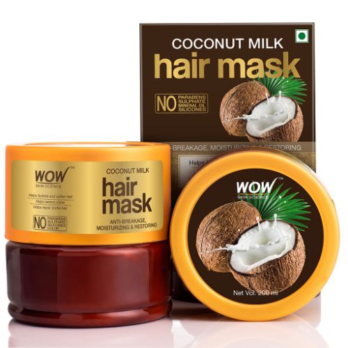 WOW Skin Science Coconut Milk Hair Mask-200ml Image