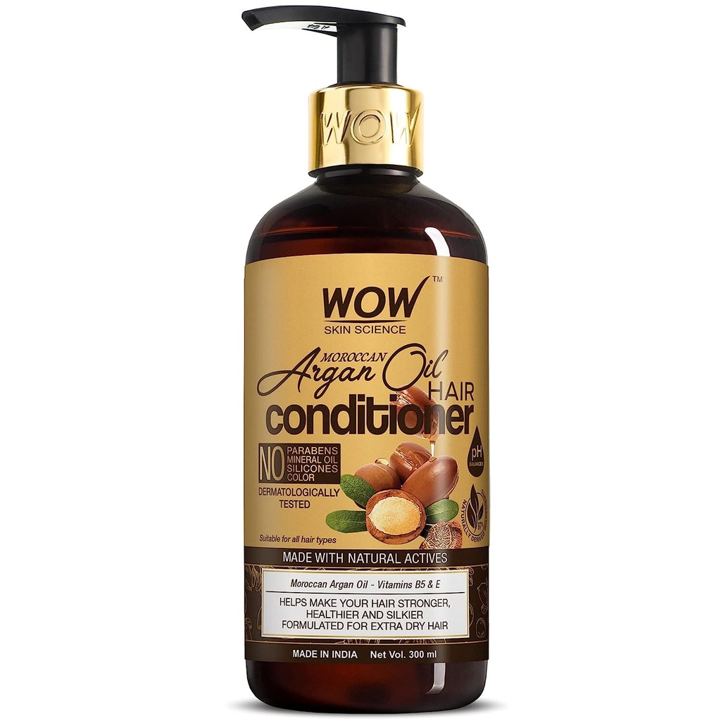 WOW Skin Science Moroccan Argan Oil Conditioner - (300 ml) Image