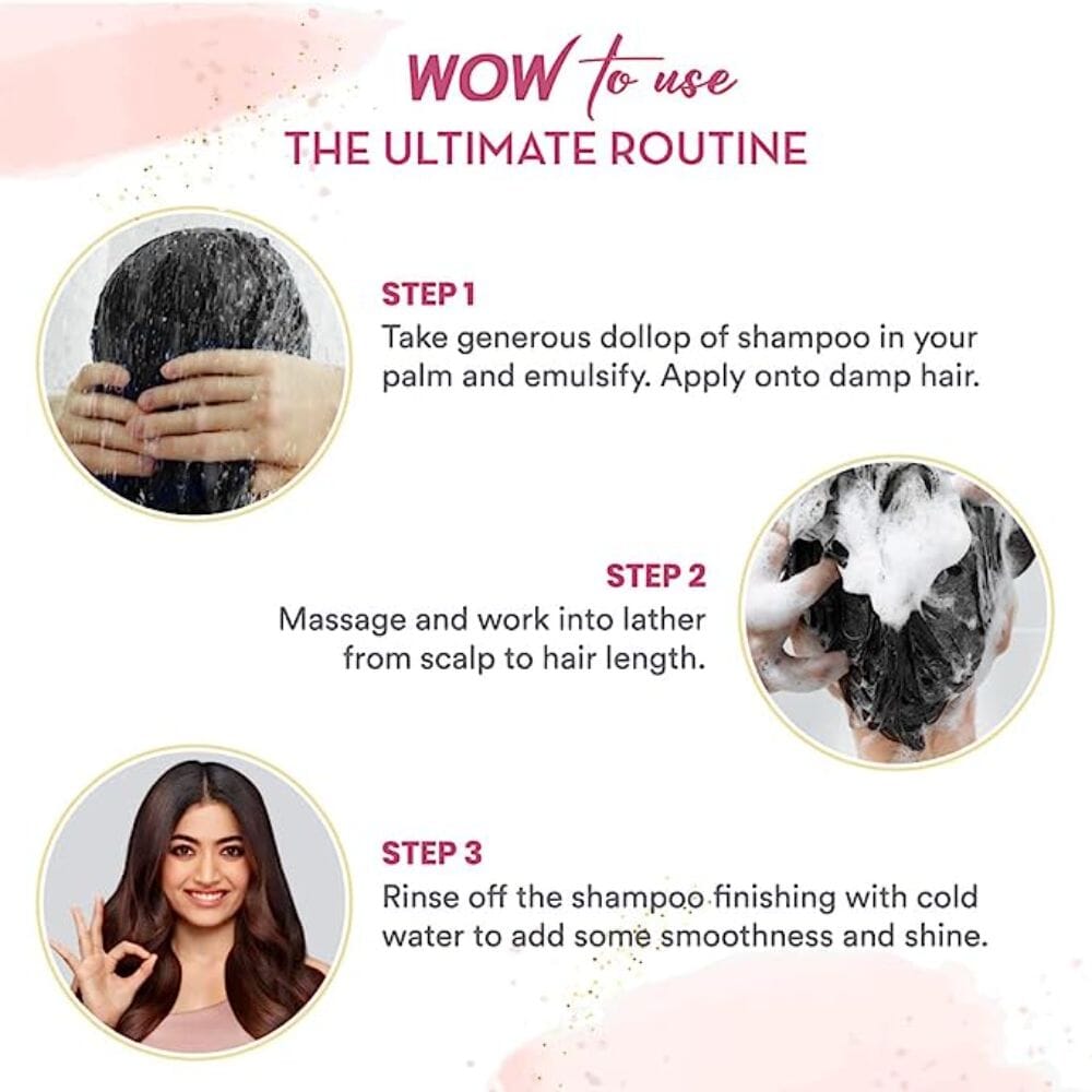 WOW Skin Science Red Onion Black Seed Oil Shampoo (300 ml) Image