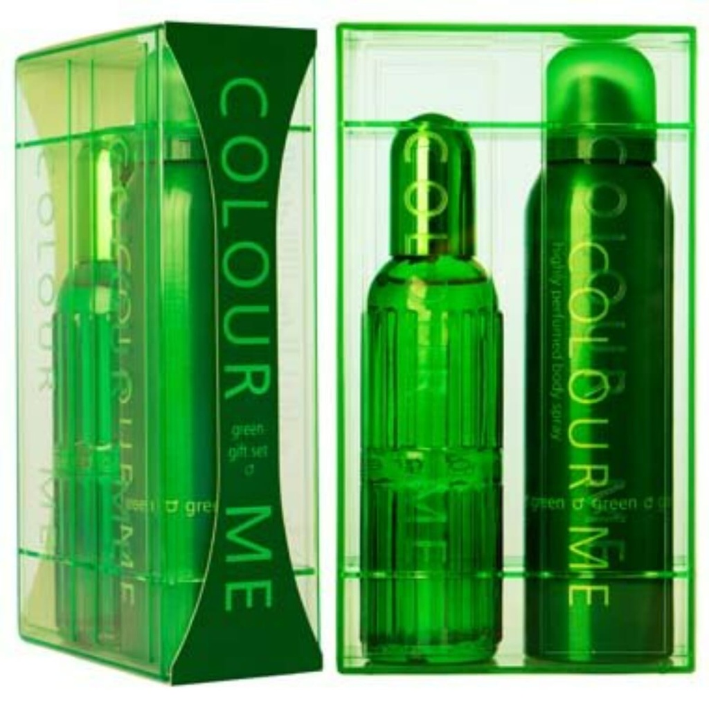 Colour Me Green Gift Set Edt 100Ml+ Deo 150Ml Image