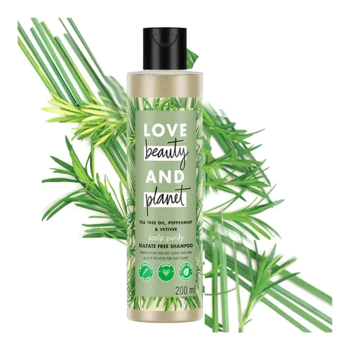Love Beauty & Planet Tea Tree Oil & Vetiver Radical Refresher Shampoo 200ml