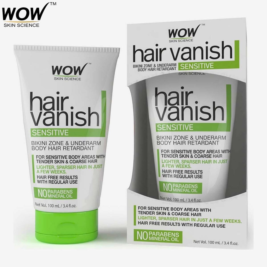 [120640807-1667549654178-0] WOW Skin Science Hair Vanish Sensitive - 100 ml