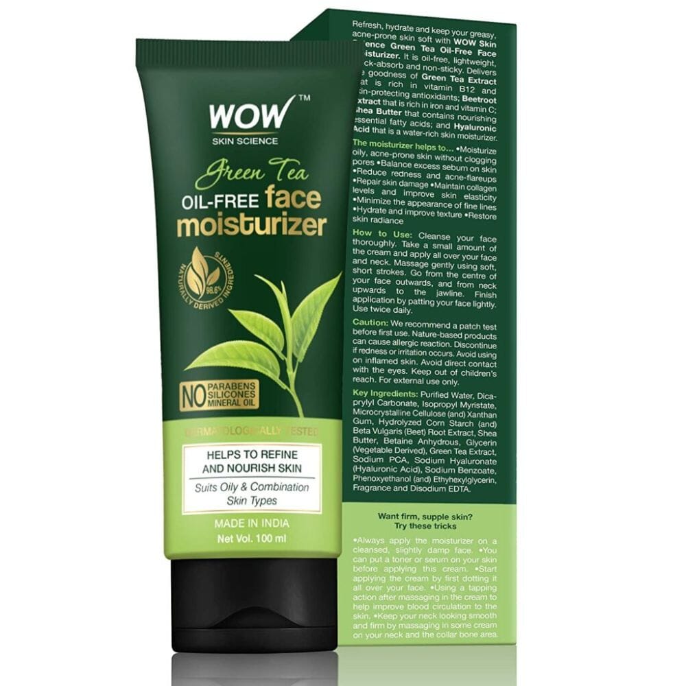 WOW Skin Science Green Tea Face Moisturizer 100 ml